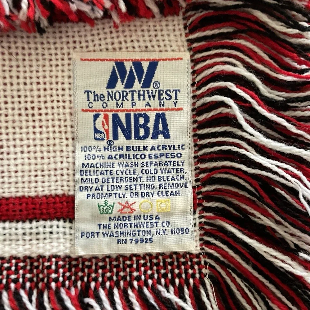 NBA Champions Chicago Bulls 1997‎ Playoffs Throw Blanket Northwest Company